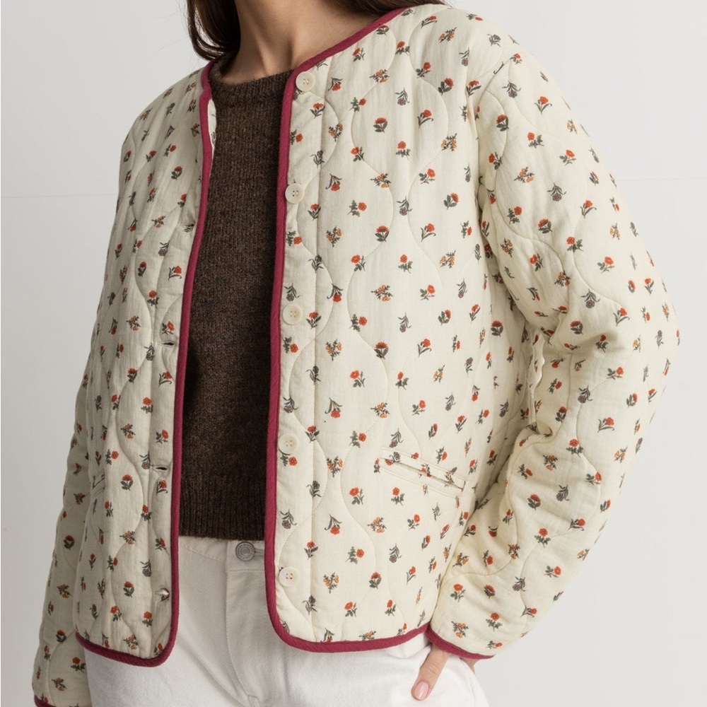 Rhythm Harlow Floral Quilted Jacket